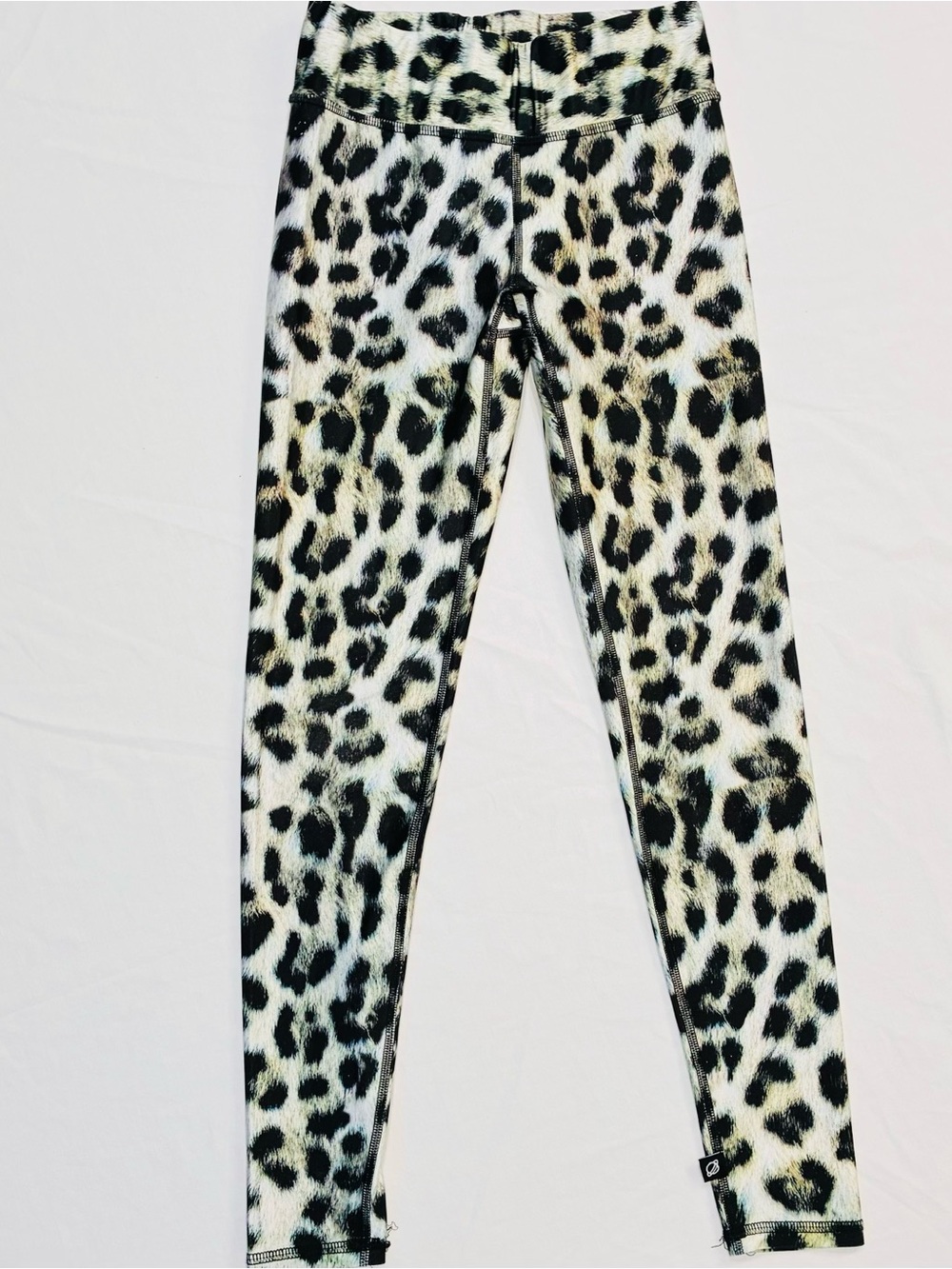 Terez Black & White Leopard Print Leggings